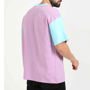 T-shirt Premium Homme 100% Coton Nouveau Style Épaules Tombantes Coupe Décontractée Manches Courtes Respirant Séchage Rapide Motif Quotidien - Product Image 3