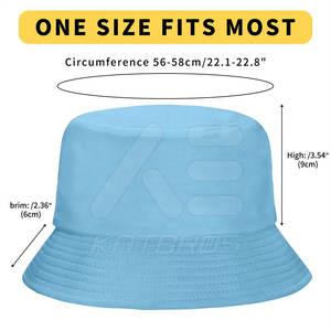 Vente chaude bas quantité minimale de commande seau chapeaux couleur personnalisée et taille seau chapeaux nouveau Style unisexe seau chapeaux - Product Image 3