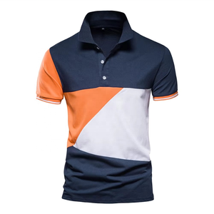 Polo de Golf a Rayas para Hombre de la Mejor Calidad, Manga Corta, Cuello Camisero, Informal, Ligero, Ropa de Verano, Personalización de Marca, Venta al Por Mayor - Product Image 1