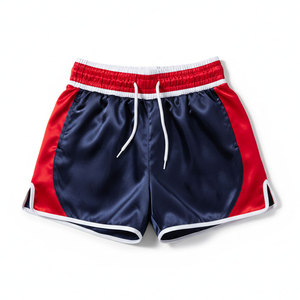 Shorts de Muay Thai en satin/polyester pour hommes - Vente en gros - Utilisation en extérieur - Respirant - Séchage rapide - Léger - Qualité supérieure - Product Image 1