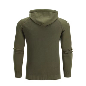 Hoodies Hommes Casual Chemise en tricot à capuche à manches longues Matériau doux Cordon de serrage réglable Disponible Plusieurs couleurs MUKKA SPORTRS - Product Image 3