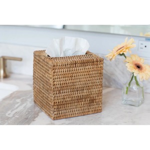 <b>Rattan</b> tissue <b>box</b> decorate the dining table Handmade <b>Storage</b> <b>Box</b> Eco-Friendly Natural Home and Home Decor Wholesale from Vietnam - Product Image 5
