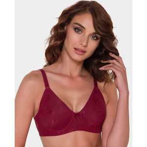 Sujetador minimizador con aros y encaje 270, cómodo, transpirable, ajustable, sin costuras, de algodón y seda, lencería con logo, copa completa - Product Image 5