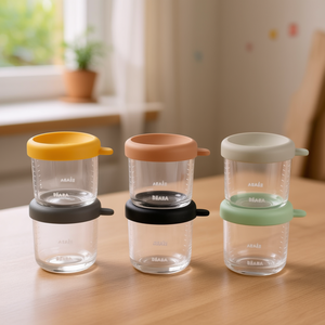 BEABA Lot de 6 contenants de 250 ml pour portions, essentiels pour les repas des bébés et des enfants - Product Image 3