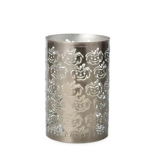 2025 Halloween décoration citrouille coupe travail conception métal votif bougeoir thème gothique argent porte-votive - Product Image 1