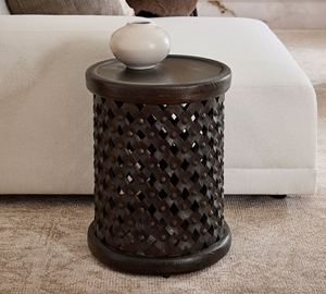 Haute qualité Design moderne bois massif acajou teck Suar rotin osier Table basse couleur naturelle pour hôtel Villa coussin 150806 - Product Image 5