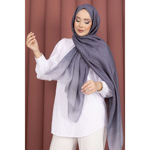 Série de châles modernes à dégradé indigo, ensemble élégant de foulard, de gants et de chapeau - Product Image 2