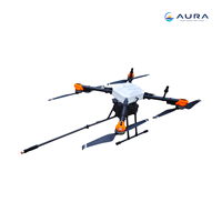 Drone de nettoyage de vitres haute pression commercial AURA ST-W80 UAV, haute productivité, design pliable pour façade de bâtiment de grande hauteur