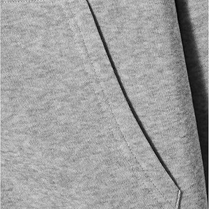 Sudadera con capucha para hombre al por mayor, 100% algodón, con cremallera completa, informal, con cordón y bolsillo canguro, suministro a granel, marca privada - Product Image 3