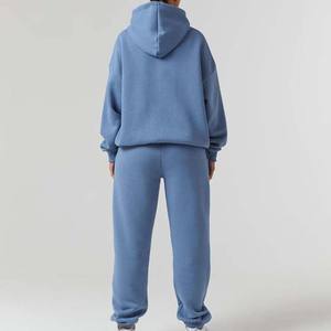 Fabrication de survêtements décontractés à capuche vintage d'hiver de haute qualité, taille personnalisée, survêtements de jogging, pull surdimensionné pour hommes, 100% coton - Product Image 2