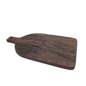 Tabla de cortar redonda de madera, tabla de cortar de frutas y verduras de Color esmaltado para mesa y accesorios de cocina, hecha a mano a granel - Product Image 4
