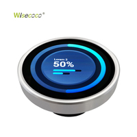 Wisecoco Pantalla Inteligente Redonda de 2.1 Pulgadas con Perilla Codificadora Uart TTL para Cafetera y Lavadora Inteligente