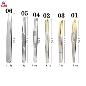 Pinzas para Cejas de Acero Inoxidable 2025, OEM ODM, Alta Calidad, Venta al por Mayor, Mejor Diseño, Ligeras - Product Image 6
