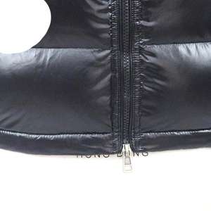 Chaqueta de Plumón para Hombre, Venta al por Mayor 2023, Chaqueta de Plumón Brillante con Capucha Negra - Product Image 6