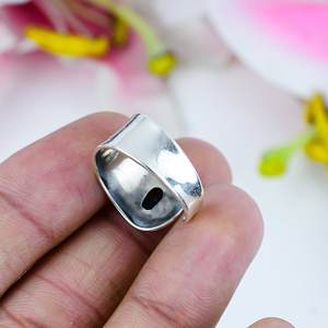 Fantastic Handmade 925 Sterling Silver <b>Ring</b> Vintage Silver Plated Natural Lolite Gemstone Wedding Jewelry For <b>Women</b> - Product Image 3