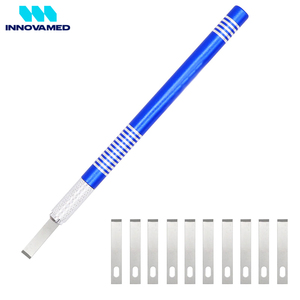 Cuchillo de bisturí de metal antideslizante Usos para cirugía Buena venta Nueva llegada Mejor material Utiliza mango de bisturí quirúrgico POR INNOVAMED - Product Image 2