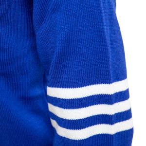 Custom Men <b>Rib</b> Cardigan Sweater with Chenille Embroidery Patch <b>Knitted</b> Fashion Pullover Anti-Shrink Winter OEM ODM Wholesale - Product Image 4