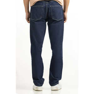 กางเกงยีนส์ทรงตรงสไตล์ฮิปฮอปวินเทจ MN-JNS-WS25-002 ผ้ายีนส์ฟอกสี ทรงขากว้าง ปักลายสีเข้ม ทรงหลวม ใส่ได้ในฤดูหนาว - Product Image 5