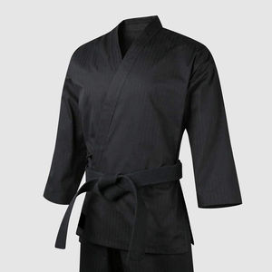 Uniforme profesional de algodón Karate Gi para hombres 2025 Entrenamiento Jiu Jitsu Wear El mejor precio con servicio OEM - Product Image 3