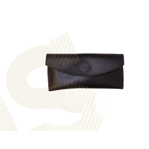 กล่องแว่นตาพับได้ทำจากหนังอุปกรณ์เสริมสำหรับแว่นตาอุปกรณ์เสริมแว่นกันแดดดีไซน์เรียบง่าย - Product Image 1