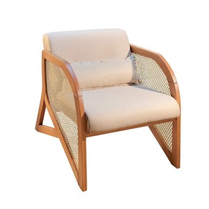 Chaise d'appoint en rotin de haute qualité meubles de salon chaise de loisirs en bois moderne meubles de maison fabriqués au Vietnam - Product Image 1