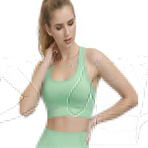 Séchage rapide dos nu entraînement gros vêtements de sport Corset Fitness mince sangle Gym Yoga cultures hauts pour femmes soutien-gorge de gymnastique dames - Product Image 2
