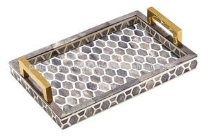 Vase de table en incrustation d'os Art Déco avec des poignées parfaitement découpées sur les deux bords, vente en gros - Product Image 6