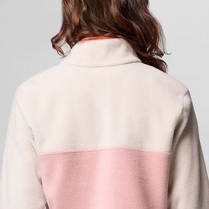 Sudadera Cómoda para Mujer con Cuello Alto y Diseño de Bloques de Color, Ropa Urbana Moderna para Mujer, Logotipo Personalizado / Precio Económico para Pedidos al por Mayor - Product Image 5