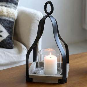 Linterna de vela de metal hecha a mano, suministros de portavelas de diseño único para decoración del hogar a precio mayorista de India, novedad - Product Image 3