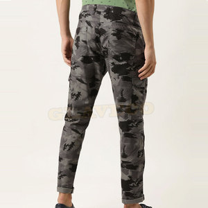 Pantaloni <span class=keywords><strong>Cargo</strong></span> da Uomo con Stampa Sublimatica, Chiusura a Bottoni, Multi-Tasche, Vendita Online - Product Image 2