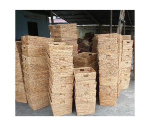 Panier en jacinthe d'eau écologique au meilleur prix Style vintage pour la cuisine à domicile - Product Image 1