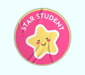 High Quality Cartoon Paper Star Student <b>Sticker</b> Roll 100% Organic Grocery Exhibition Supermarket Promotion Reusable Waterproof - Product Image 5