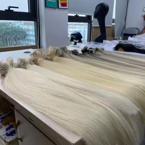 ช่อผมสำหรับต่อผมบริสุทธิ์จากเวียดนามแบบคู่ช่อผมดิบคุณภาพสูง613นุ่มลื่นจากผู้บริจาคคนเดียว - Product Image 2