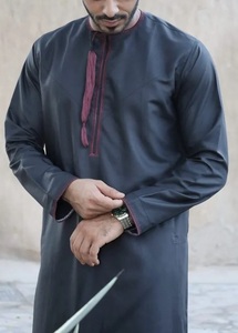 ชุดคลุมยาวแบบดัฟฟาห์สำหรับผู้ชาย ชุดอิสลาม |   ขายส่งเสื้อคลุมแบบอาหรับ (จุบบะฮ์ คามิส) สำหรับผู้ผลิต (OEM) - Product Image 4