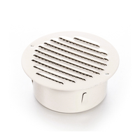 Grilles d'aération des climatiseurs Grille d'aération ronde externe pour plafond Diffuseur d'aération de toit en aluminium pour systèmes HVAC