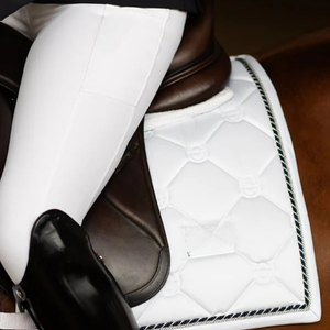 Tapis de selle anglais de qualité supérieure doublure douce respirante en coton matelassé confort durable pour le soutien des performances du cheval et du cavalier - Product Image 2