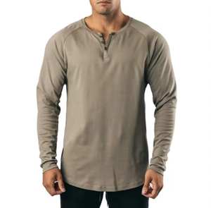 T-shirt Homme Double Couche à Manches Courtes Imprimé sur le Devant Style Américain Formel Personnalisé en Polyester/Coton Écologique et Respirant - Product Image 1