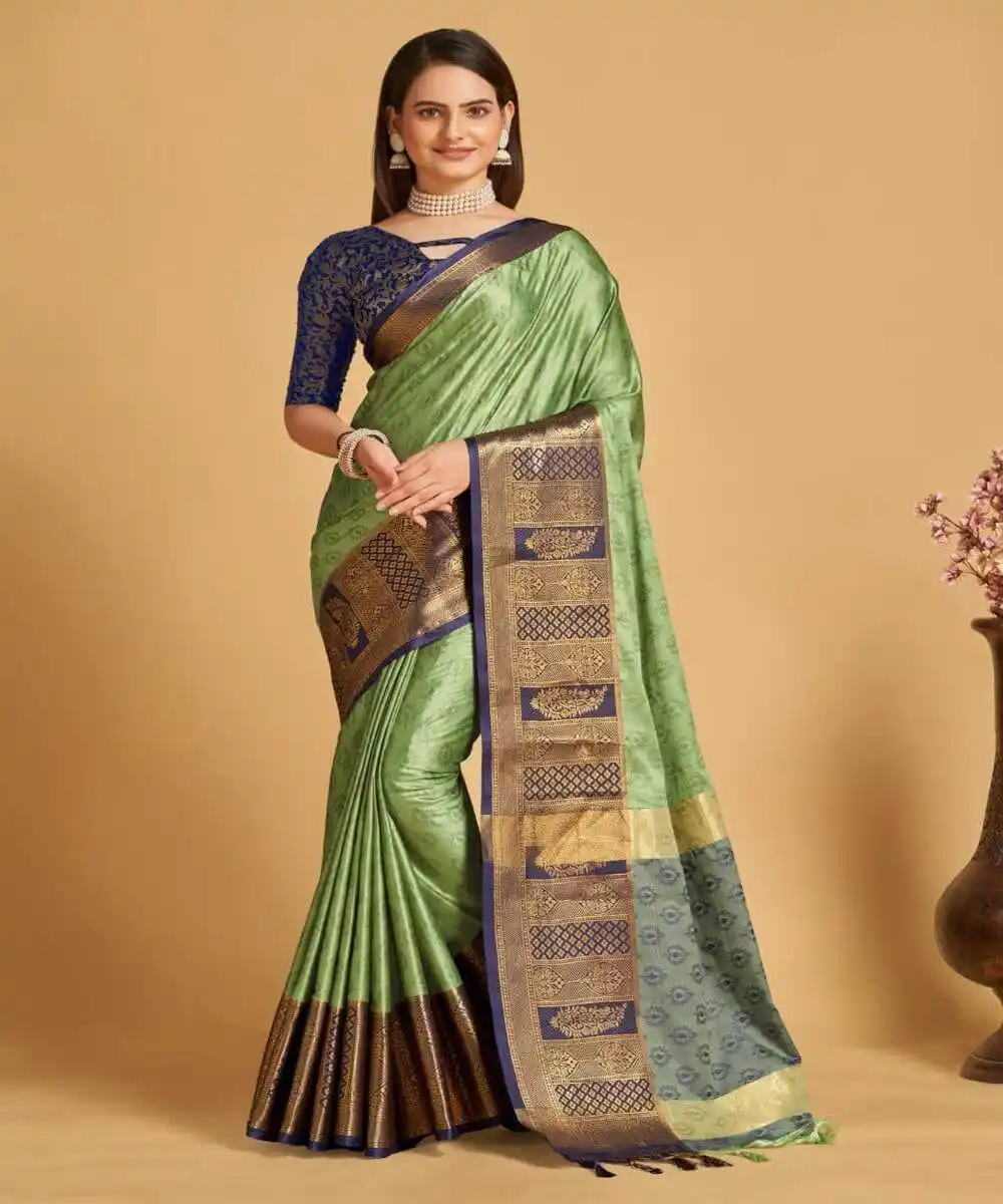 Sari Seide tragebereit indische Party Hochzeitkleidung im Großhandelspreis traditionelle Stickereiarbeit banarasi khadi