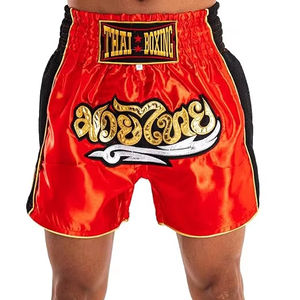 กางเกงขาสั้นเล่นยิมสีทึบทำจาก MMA แบบชาวไทย6XL ออกแบบได้ตามต้องการ - Product Image 1