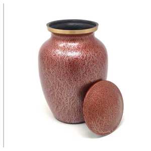 Fabriqué en Inde Urne de crémation en aluminium pour adultes pour cendres humaines Artisanat funéraire de haute qualité - Product Image 6