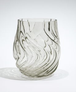 Vase en verre gaufré moderne Vase de mariage de table design floral vintage Vase à fleurs décoratif artistique - Product Image 5