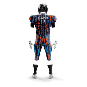 OEM por encargo de secado rápido de talla grande transpirable de manga corta de bajo precio de fútbol americano desgaste de la sublimación del calor uniformes - Product Image 6