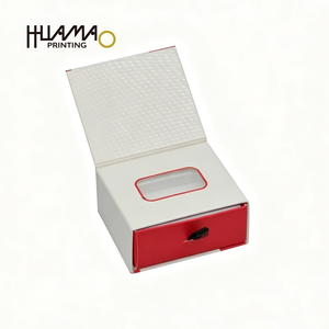 Custom Logo USB Flash Drive <b>Packaging</b> Box with Window & EVA Insert Sliding Drawer Style Paper Gift Box for Pendrive Electronics - Product Image 3