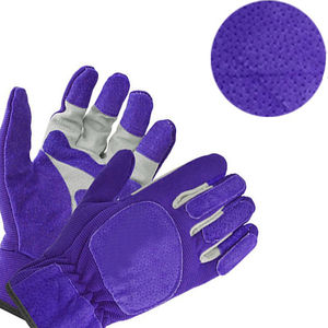 Guantes de trabajo de cuero de grano de piel de cabra y vaca de la mejor calidad Guantes de conductor Funciones anticorte antiimpacto Guantes de seguridad general - Product Image 5