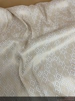Tela bordada jacquard diseñador de tela de fantasía telas Sherwani BORDADO TRABAJO DE LA PISADA GEORGETTE TELA