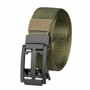 Ceinture tactique pour hommes Ceinture réglable en nylon robuste avec boucle à dégagement rapide pour la randonnée en plein air - Product Image 4