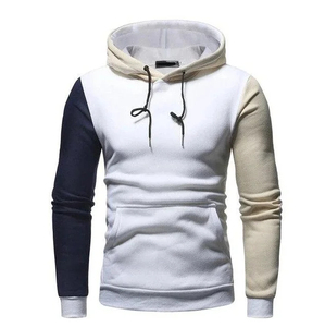 Sweat-shirt à capuche d'hiver pour homme de haute qualité, 100% coton, brodé, couleur unie, personnalisable, en molleton - Product Image 2