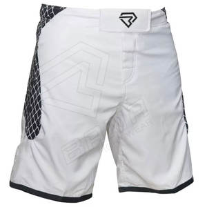 Pantalones cortos de boxeo MMA informales transpirables para hombres-Entrenamiento físico de algodón 100% de secado rápido de ajuste personalizado de alta calidad - Product Image 1