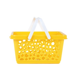 <b>Large</b> Capacity PP Plastic Shopping <b>Basket</b> with Handle Durable Multi-Purpose <b>Storage</b> Solution for Home Garden Supermarket Use - Product Image 1