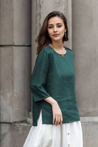 Col en V léger et décontracté pour femmes au meilleur prix - Product Image 4